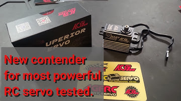 AGFRC SA81FHMW HV 74KG/1028 Oz -inch Regular & Winch RC Smart Servo test