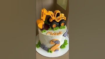Thumbnail of how to make 2 no jcb cake JCB and 2 no cake fsinal finishing   fest wark    n#trending
