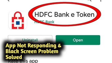 Fix HDFC eToken App Not Responding and Black Screen Problem Solved