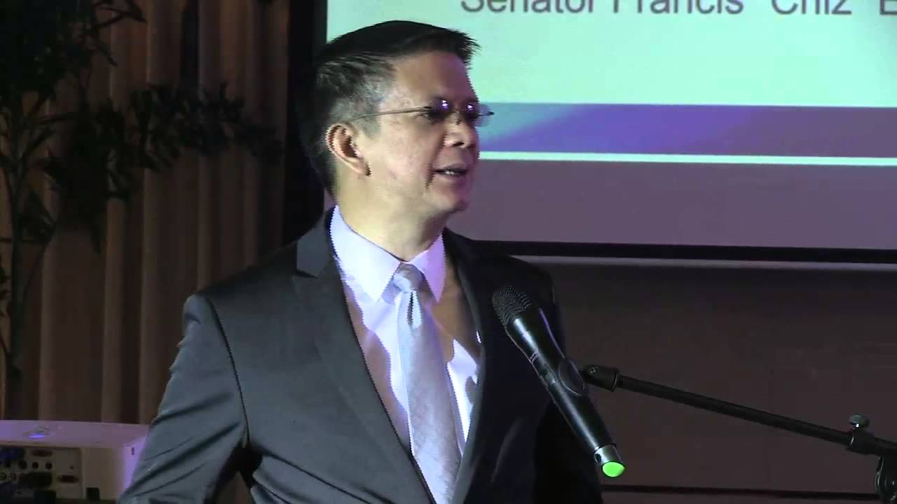 Chiz Escudero at the Lions Club Induction of Officers and Members