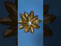 "₹0 खर्च में Golden Wall Decor | Waste से Best DIY"#diy #shorts