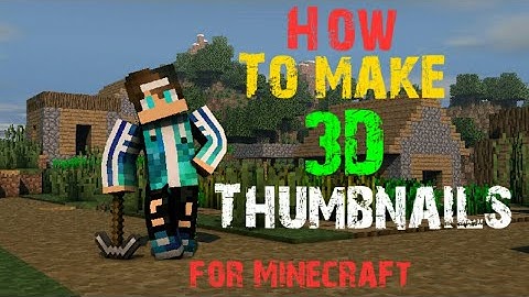 How to make 3D Thumbnail | For Minecraft | Thumbnail like Chapati Hindustani Gamer |By Termax Hacks