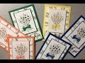 Epis 139 6 cards in 30 minutes using the Stampin Up! Stamparatus Stamping with DonnaG!