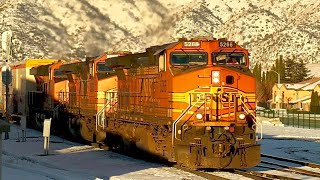 Snow! Trains In Tehachapi (December 2021)