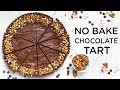 NO BAKE CHOCOLATE TART ‣‣ vegan & gluten-free