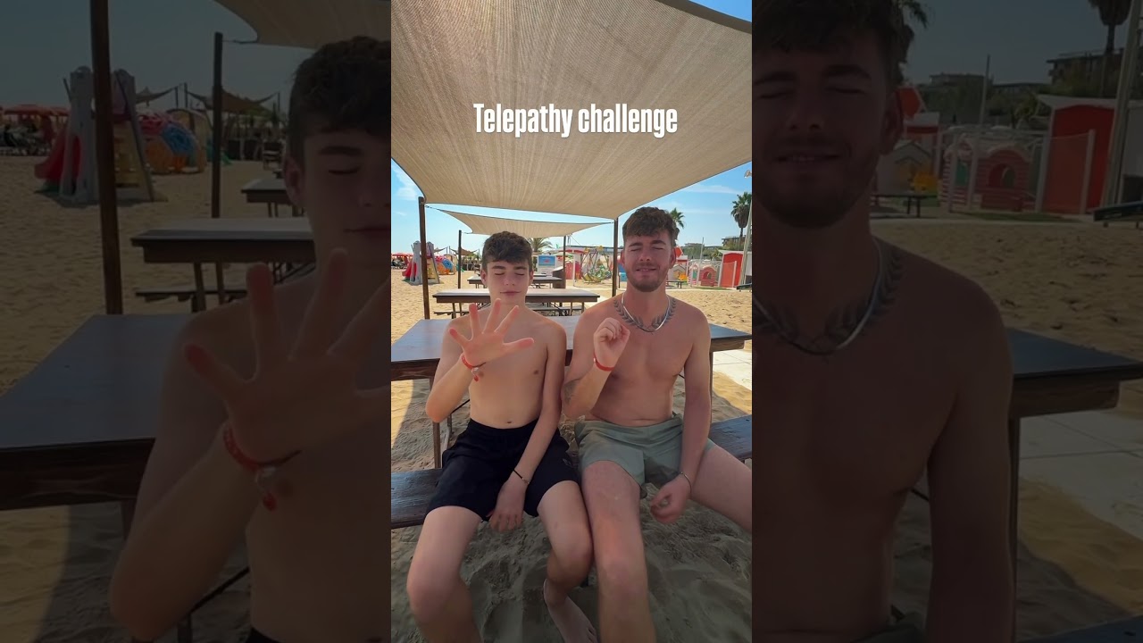 Telepathy challenge 😂 