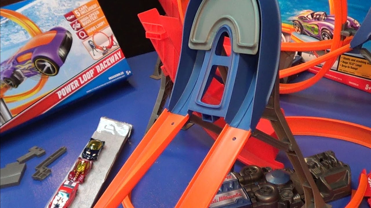 hot wheels race track loop