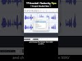 Audacity Quick Tip: How to Export Your Audio File #Audacity #AudacityTutorial #ExportAudio #MP3 #WAV