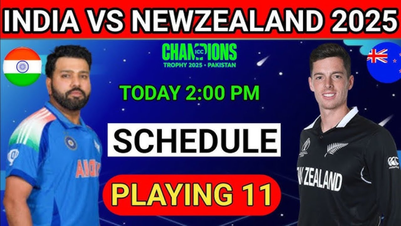 India Vs Newzealand Champion Trophy 2025 | IND vs NZ Highlights | India ...