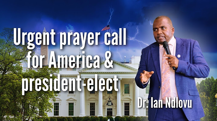 Urgent prayer call for America & president-elect