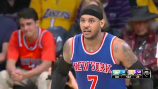 New York Knicks vs Los Angeles Lakers | March 13, 2016 | NBA 2015-16 Season