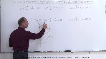 PreCalculus - Trigonometry: Trig Identities (2 of 57) Cofunction Identities