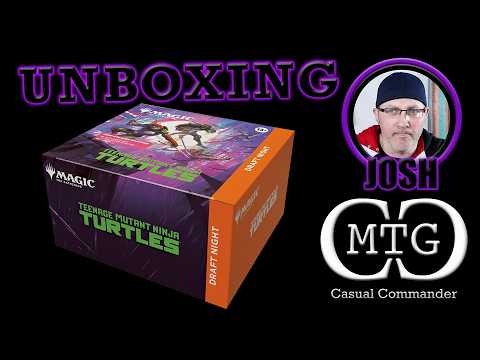 TMNT Draft Night Bundle with Josh - MTG Casual Commander #mtg