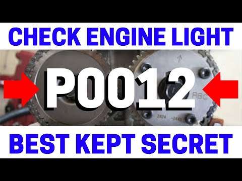 चेक इंजन लाइट P0012 को कैसे ठीक करें - कैंषफ़्ट स्थिति A - समय से अधिक मंदबुद्धि (बैंक 1)