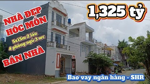 Bán nhà Hóc Môn sổ hồng riêng 4 phòng ngủ tiện kinh doanh I Nhà đất Hóc Môn giá rẻ 2025 mới nhất