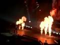 Nickelback, Sheffield Arena 2008, end of gig pyrotechnics