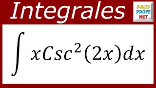 INTEGRACIÓN POR PARTES - Ejercicio 11 by julioprofe 8,265 views 9 months ago 18 minutes