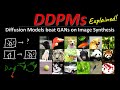 DDPM - Diffusion Models Beat GANs on Image Synthesis (Machine Learning Research Paper Explained)