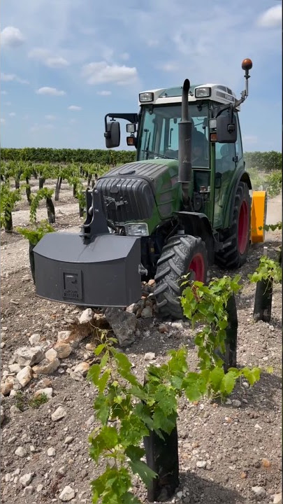 Stone Crusher BPL-F For Vineyards With Working Width 136 cm || Made By KIRPY France || #shorts
