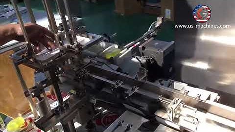 Soap bar horizontal type automatic side pushing carton box encasing machine cartoning line