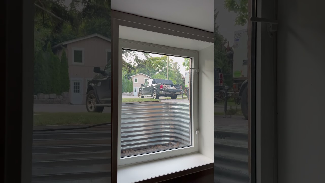 Window finishing from inside