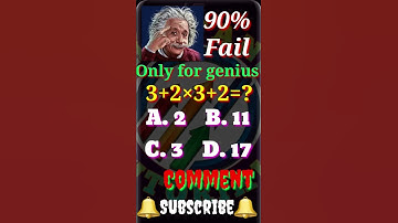 Only for genius 🧠 Math quiz test