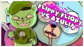HTF/Unicorns Wars Fan mini comic [Flippy/Fliqpy VS Azulin] Fandub español