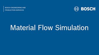 Material Flow Simulation Resimi