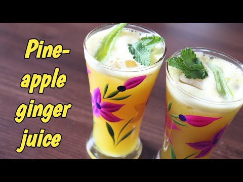 pineapple-ginger-juice-||-healthy-juice-recipe
