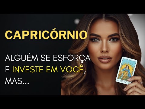 CAPRICORN ♑ SOMEONE IS PUTTING IN THE EFFORT AND INVESTING IN YOU, BUT...