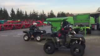 Yamaha Grizzly 700 (48 KM) vs Polaris Sportsman 570 UTE (44 KM)