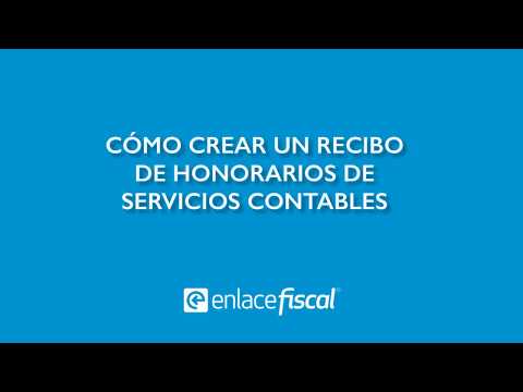 Emisión de CFDi v3.3: Recibo de Honorarios