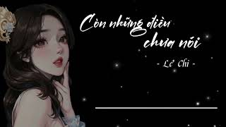 Còn những điều chưa nói | Lê Chi | Cover