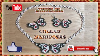 COLLAR MARIPOSAS EN MOSTACILLA  PARTE 4