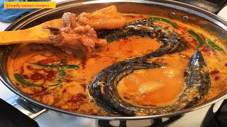 Oven baked Mackerel GROUNDNUT SOUP... Ghana Nkatenkwan 🔥🔥