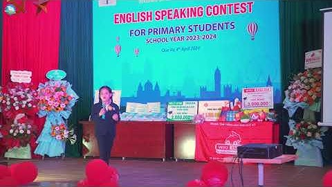 NGUYỄN NGỌC BẢO CHÂU - GIẢI NHÌ HỘI THI “NÓI GIỎI TIẾNG ANH” THỊ XÃ QUẾ VÕ NĂM HỌC 2023- 2024