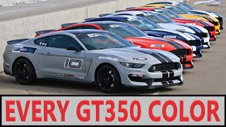 Every GT350 Color (20152020)