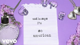 Olivia Rodrigo  so american (Official Lyric Video)
