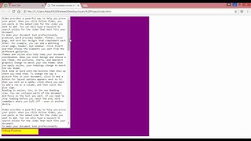 Lecture 33 Tutorial JQuery Scrolling Event or Position