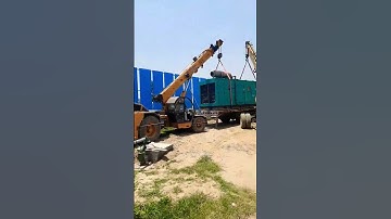 Generator Shifting #viralvideo #crane #excavator #hydra #generator