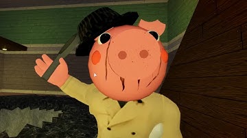 ROBLOX PIGGY NON INFECTED DETECTIVE PIGGY JUMPSCARE - Roblox Piggy RolePlay