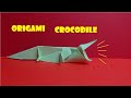 Origami Crocodile - How to make a  Paper Crocodile / Alligator