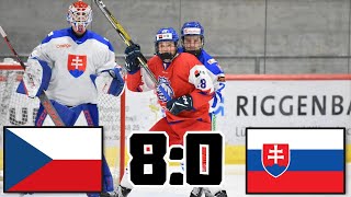 ČESKO VS SLOVENSKO U18 PŘÁTELSKÝ ZÁPAS 2024