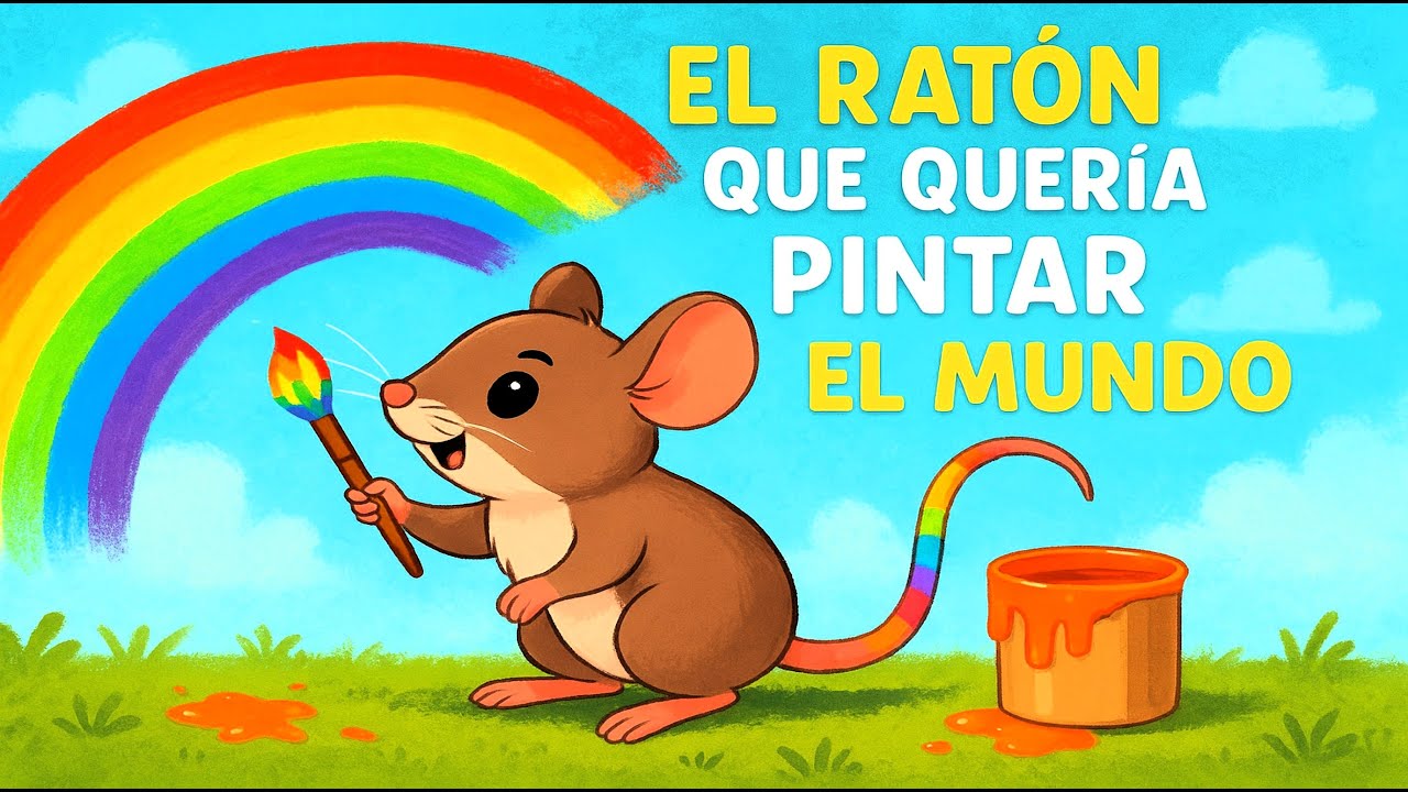 El Ratón que Quería Pintar el Mundo - Cuento Ilustrado para Niños