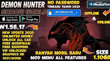 demon hunter shadow world mod apk v60.129.19 unlimited money and gems 