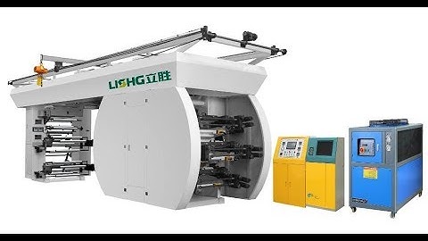 6color central drum flexo printing  machine