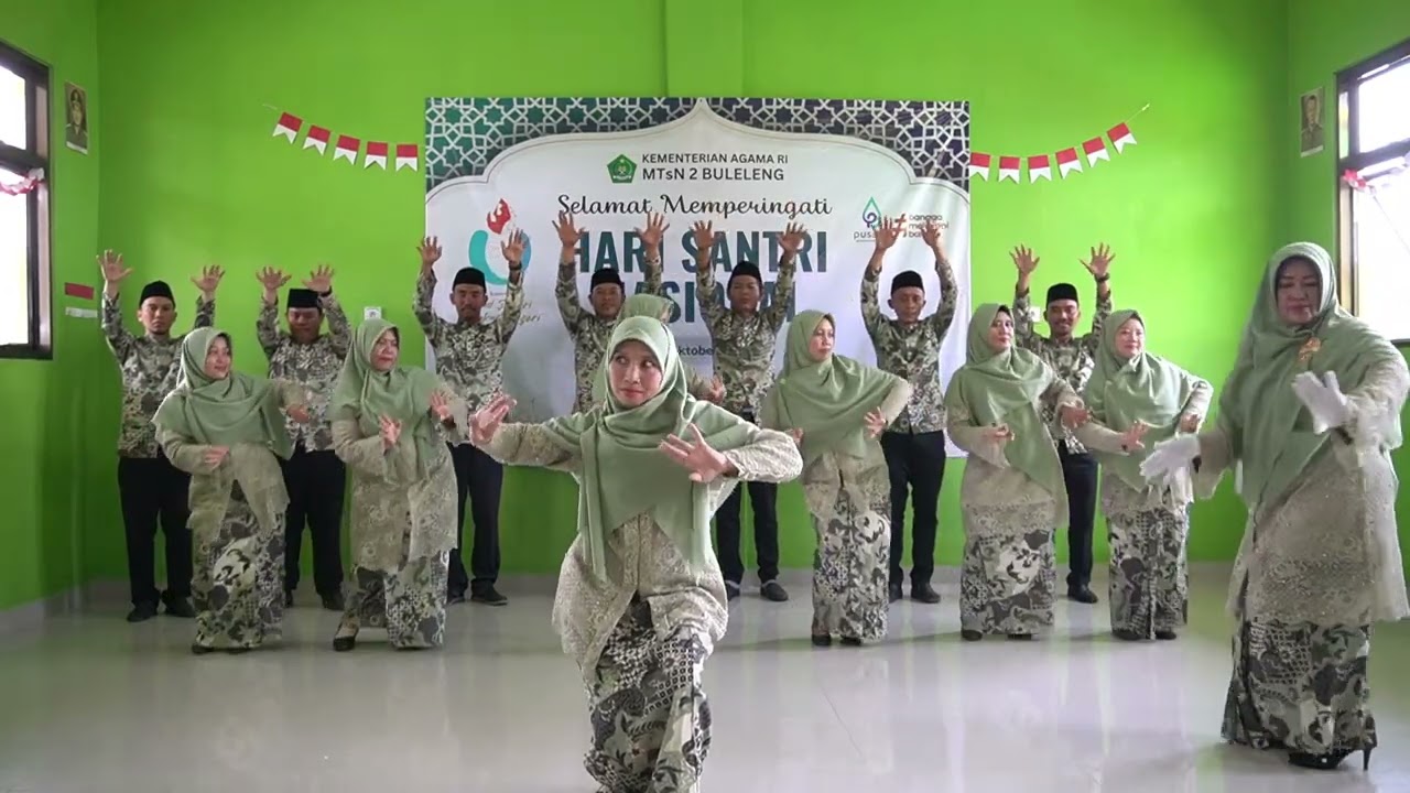 TIM Paduan Suara GTK  MTsN 2 Buleleng   | Lomba Paduan Suara Mars HSN Kemenag Buleleng Tahun 2023