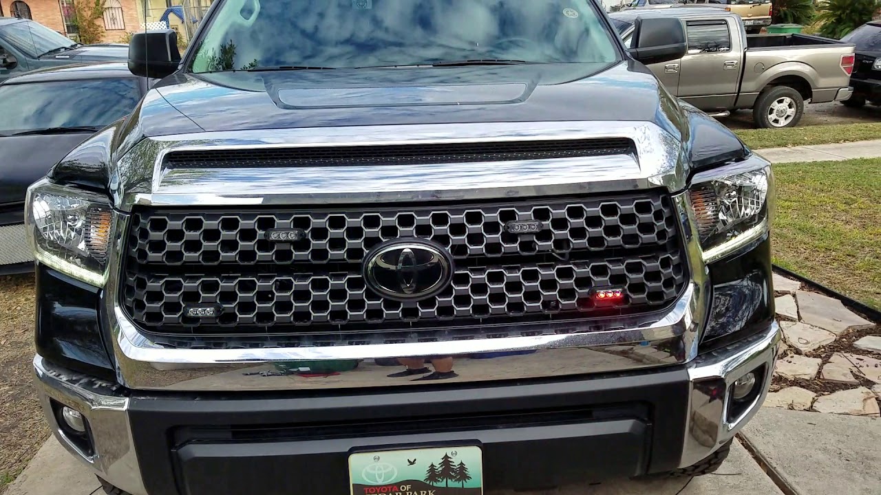 2018 TOYOTA TUNDRA Feniex Industries Emergency Lighting Install (Day