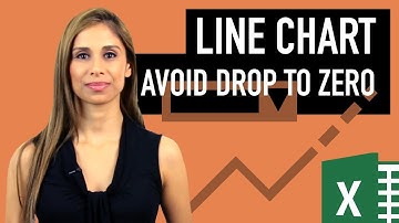 How to Not Show Zero Values in Excel Line Chart (prevent drop to zero & dynamic legend positioning)
