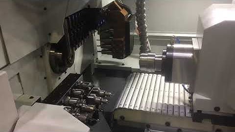 6-axis swiss type cnc lathe